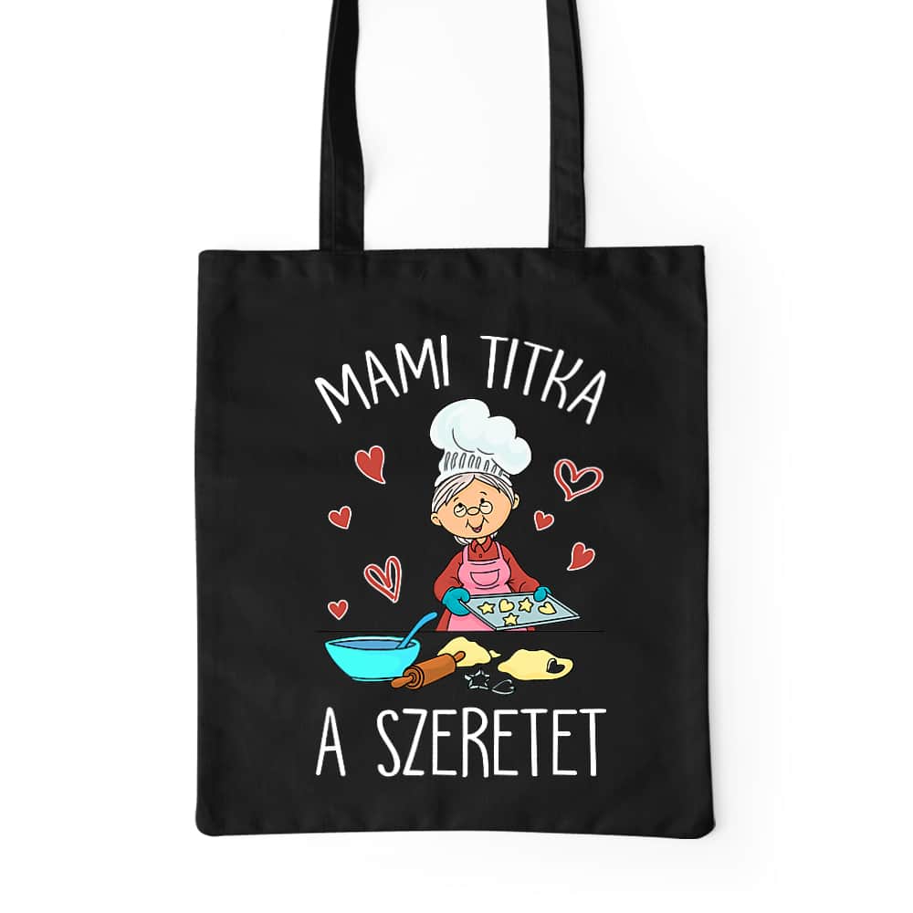Mami titka a szeretet Prémium Vászontáska