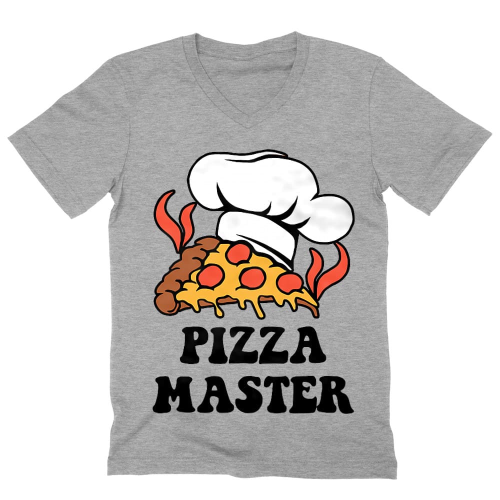 Pizza Master Férfi V-nyakú Póló
