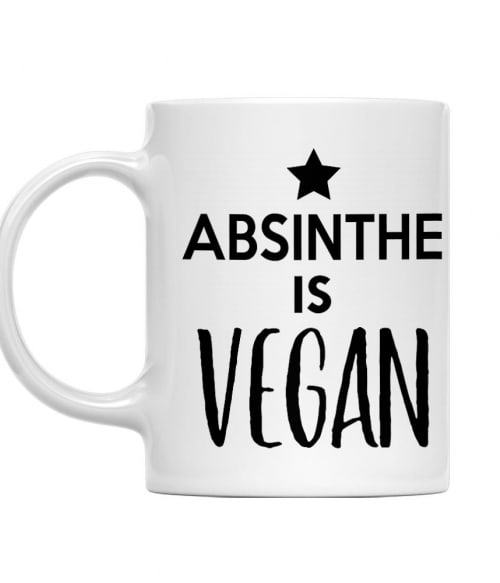 Absinthe is vegan Abszint Bögre - Hobbi-Érdeklődés