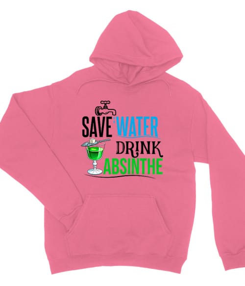Save water drink Absinthe Abszint Pulóver - Hobbi-Érdeklődés
