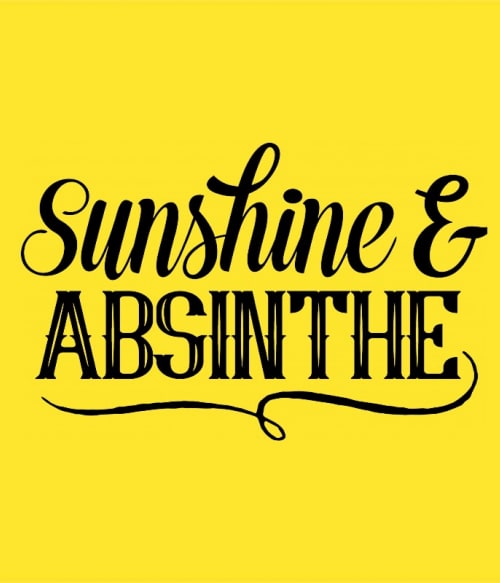 Sunshine & Absinthe Abszint Pólók, Pulóverek, Bögrék - Hobbi-Érdeklődés