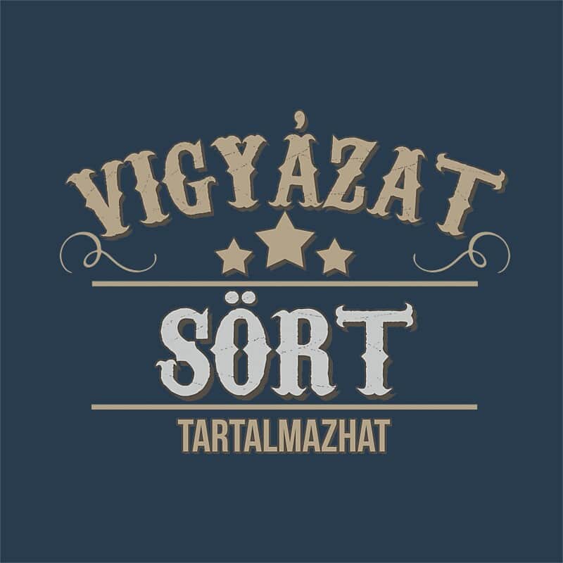 Vigyázat Sört tartalmazhat