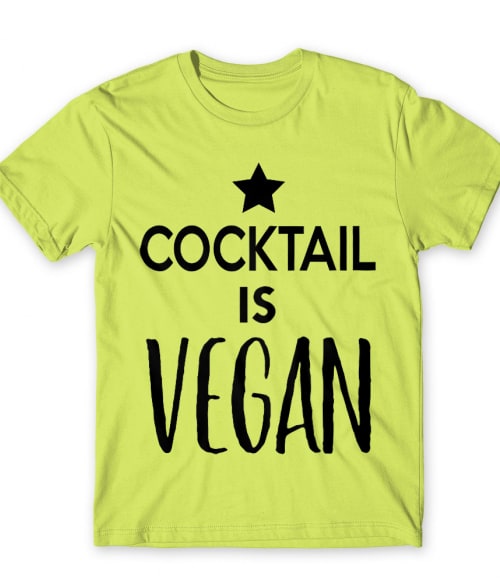 Cocktail is vegan Koktél Férfi Póló - Koktél