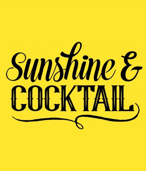 Sunshine & Cocktail Koktél Pólók, Pulóverek, Bögrék - Koktél