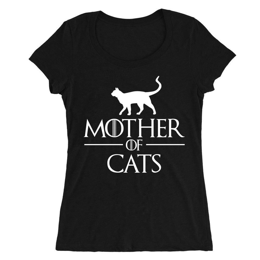 A macskák anyja Női O-nyakú Póló