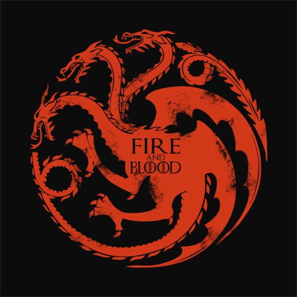 Targaryen logó Fantasy Sorozat Pólók, Pulóverek, Bögrék - Trónok harca