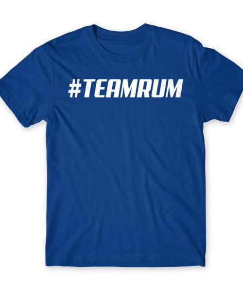Hashtag Teamrum Rum Férfi Póló - Rum