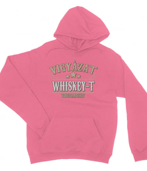 Vigyázat Whiskey-t tartalmazhat Whiskey Pulóver - Whiskey