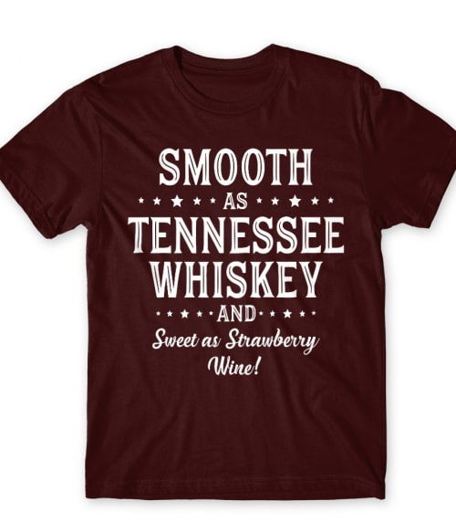 Smooth as Tennessee Whiskey Whiskey Férfi Póló - Whiskey