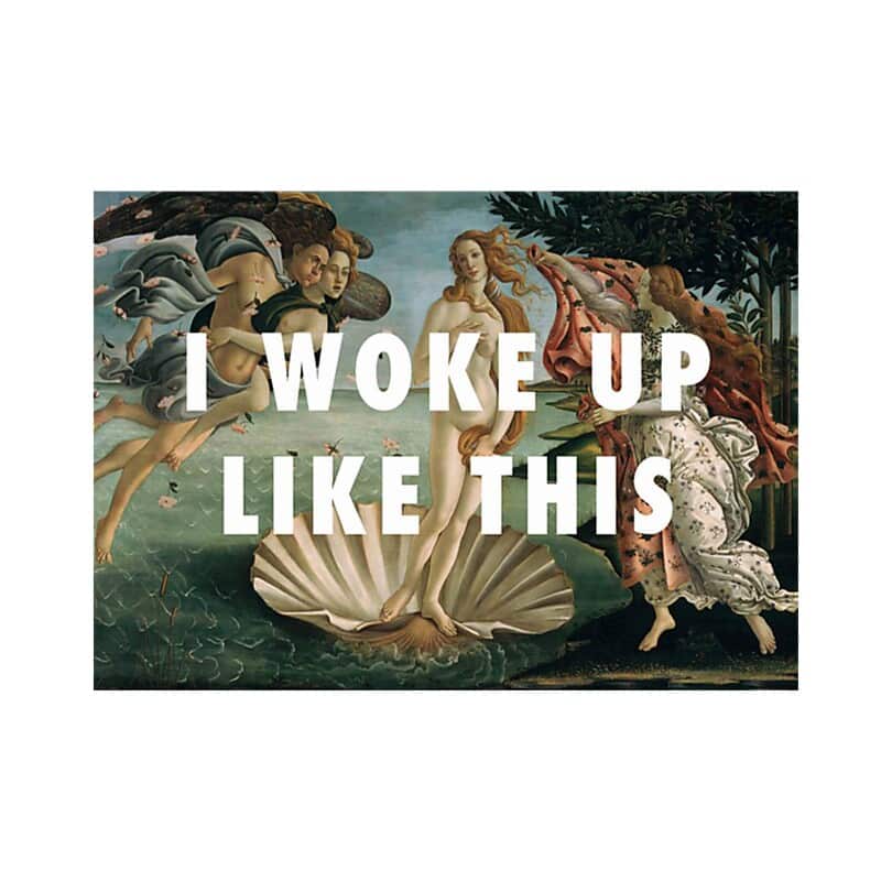 I woke up