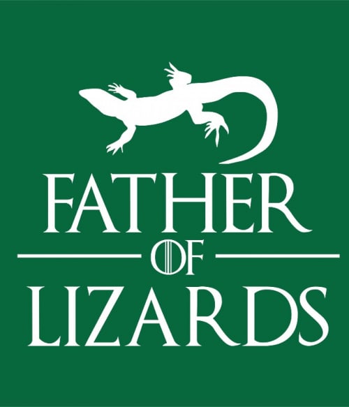 Father of lizards Hüllők Pólók, Pulóverek, Bögrék - Hüllők