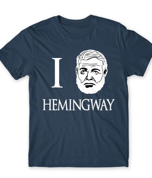 Love Hemingway Világirodalom Férfi Póló - Világirodalom