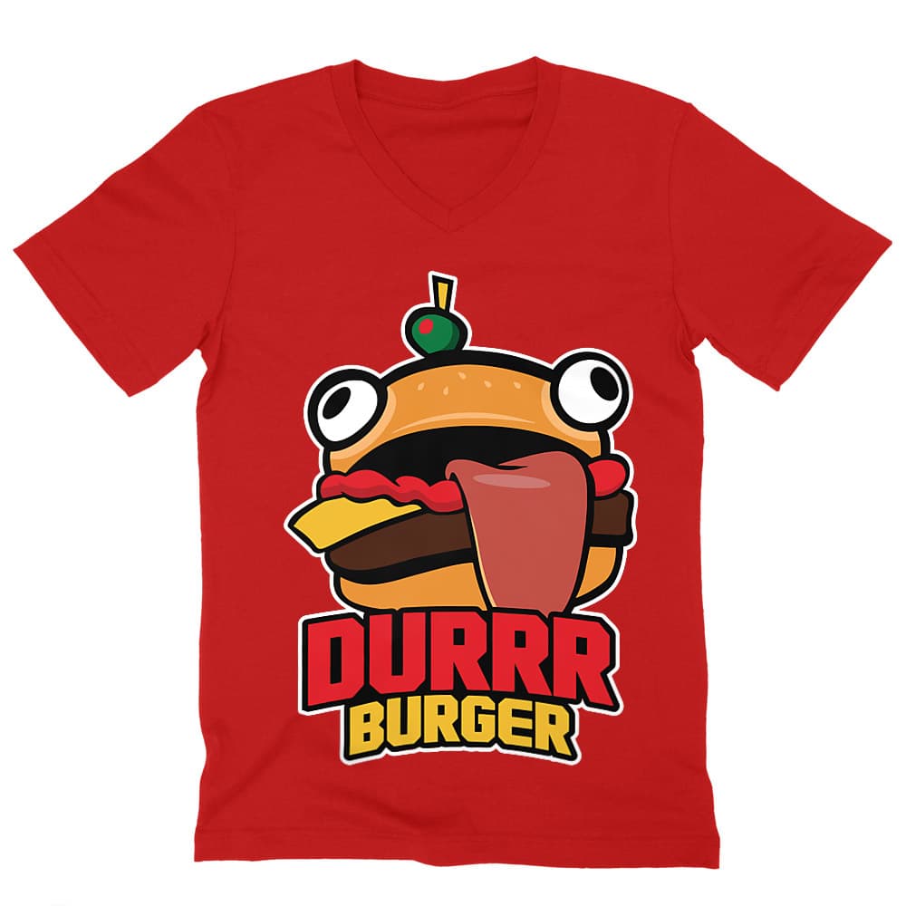 Durr Burger Férfi V-nyakú Póló