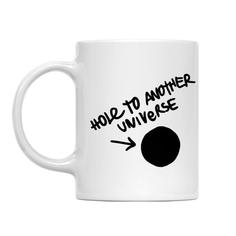 Hole to another universe