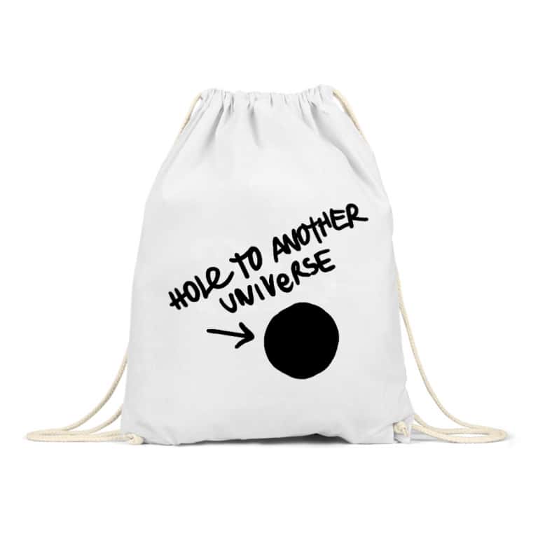 Hole to another universe