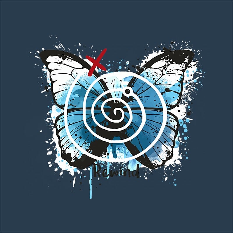 Rewind butterfly splash