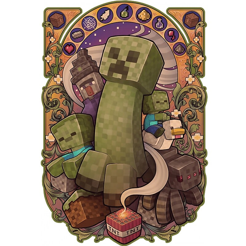 Minecraft - Art Nouveau