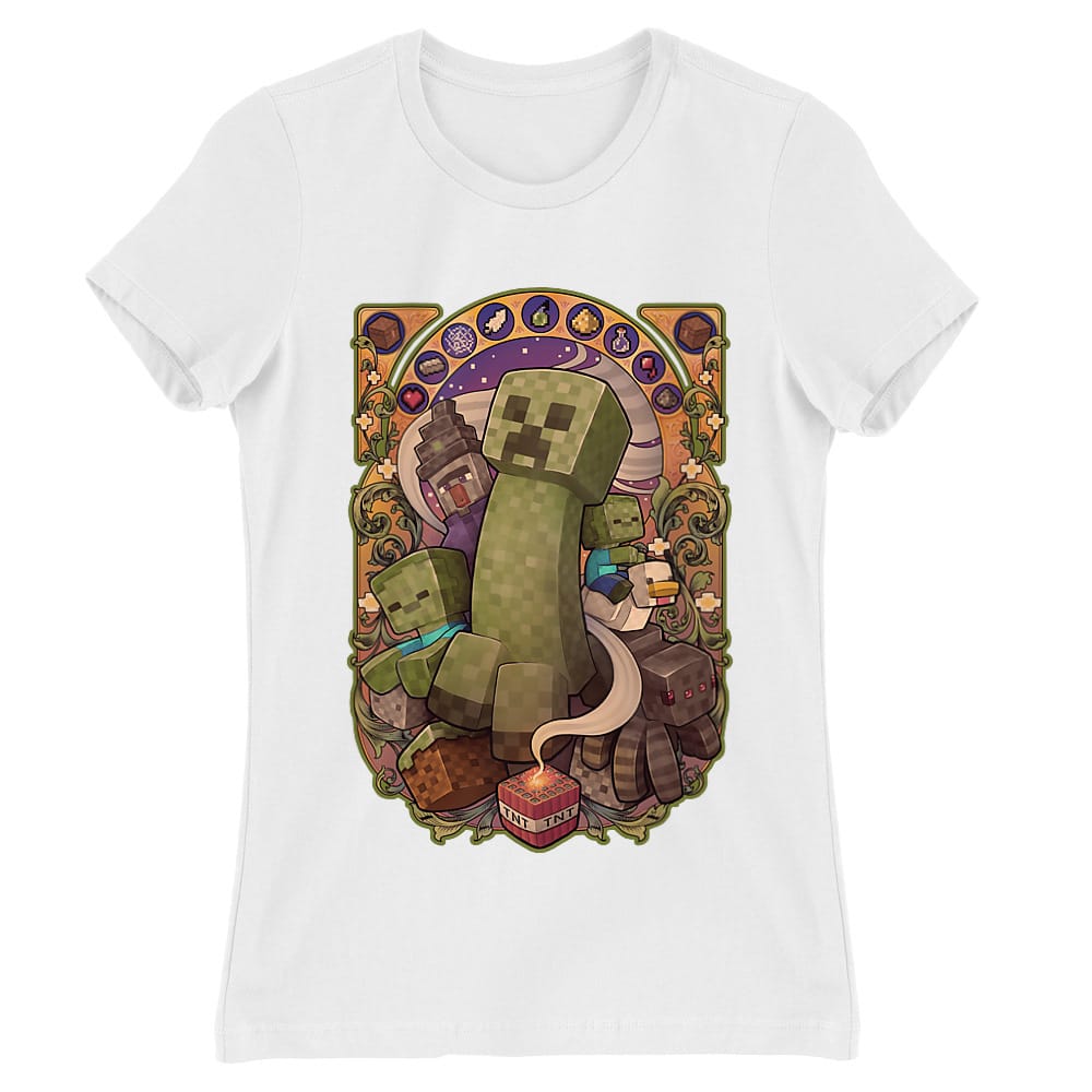 Minecraft - Art Nouveau Női Póló