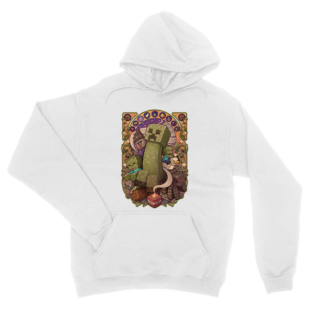 Minecraft - Art Nouveau Unisex Pulóver