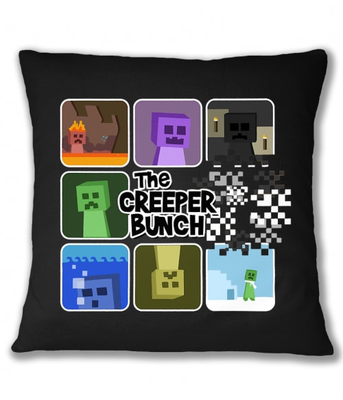 The creeper bunch Gaming Párnahuzat - Minecraft