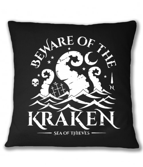 Beware of the Kraken Sea of Thieves Párnahuzat - Sea of Thieves