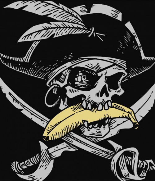 Pirate Captain skull Sea of Thieves Pólók, Pulóverek, Bögrék - Sea of Thieves