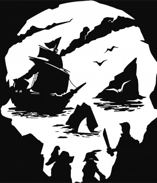 Sea of Thieves - Skull logo Sea of Thieves Pólók, Pulóverek, Bögrék - Sea of Thieves