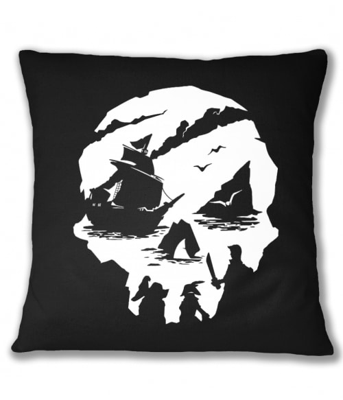 Sea of Thieves - Skull logo Gaming Párnahuzat - Sea of Thieves