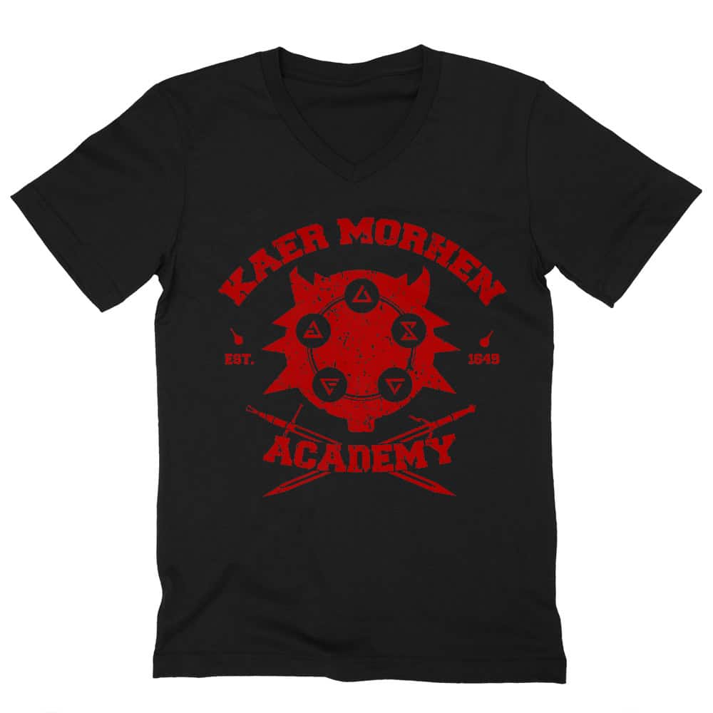 Kaer Morhen Academy Férfi V-nyakú Póló