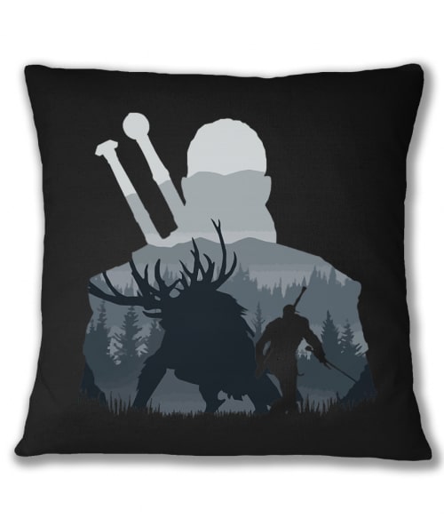 Witcher Silhouette Gaming Párnahuzat - The Witcher