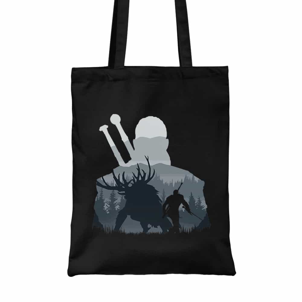Witcher Silhouette Vászontáska