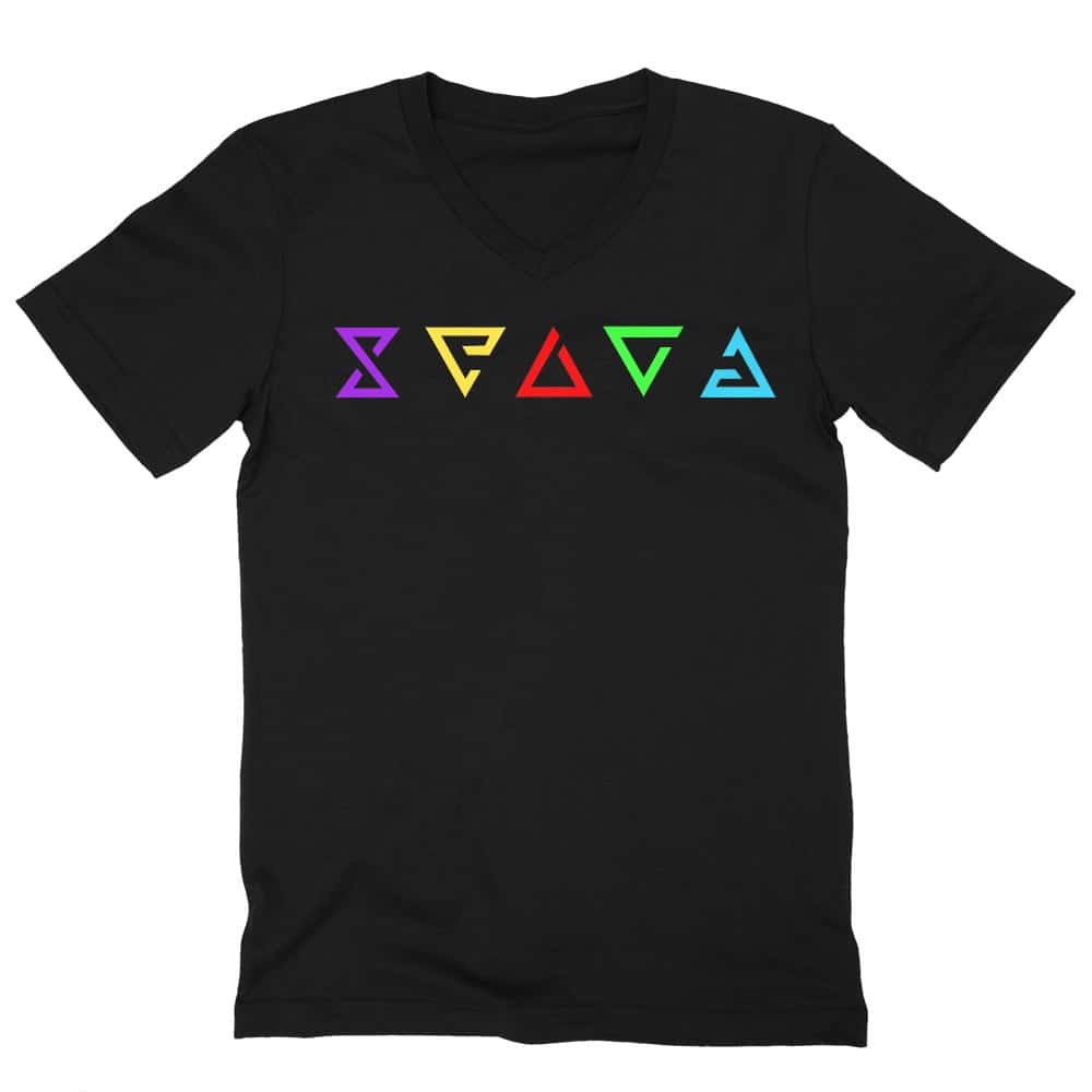 Witcher Symbols Férfi V-nyakú Póló