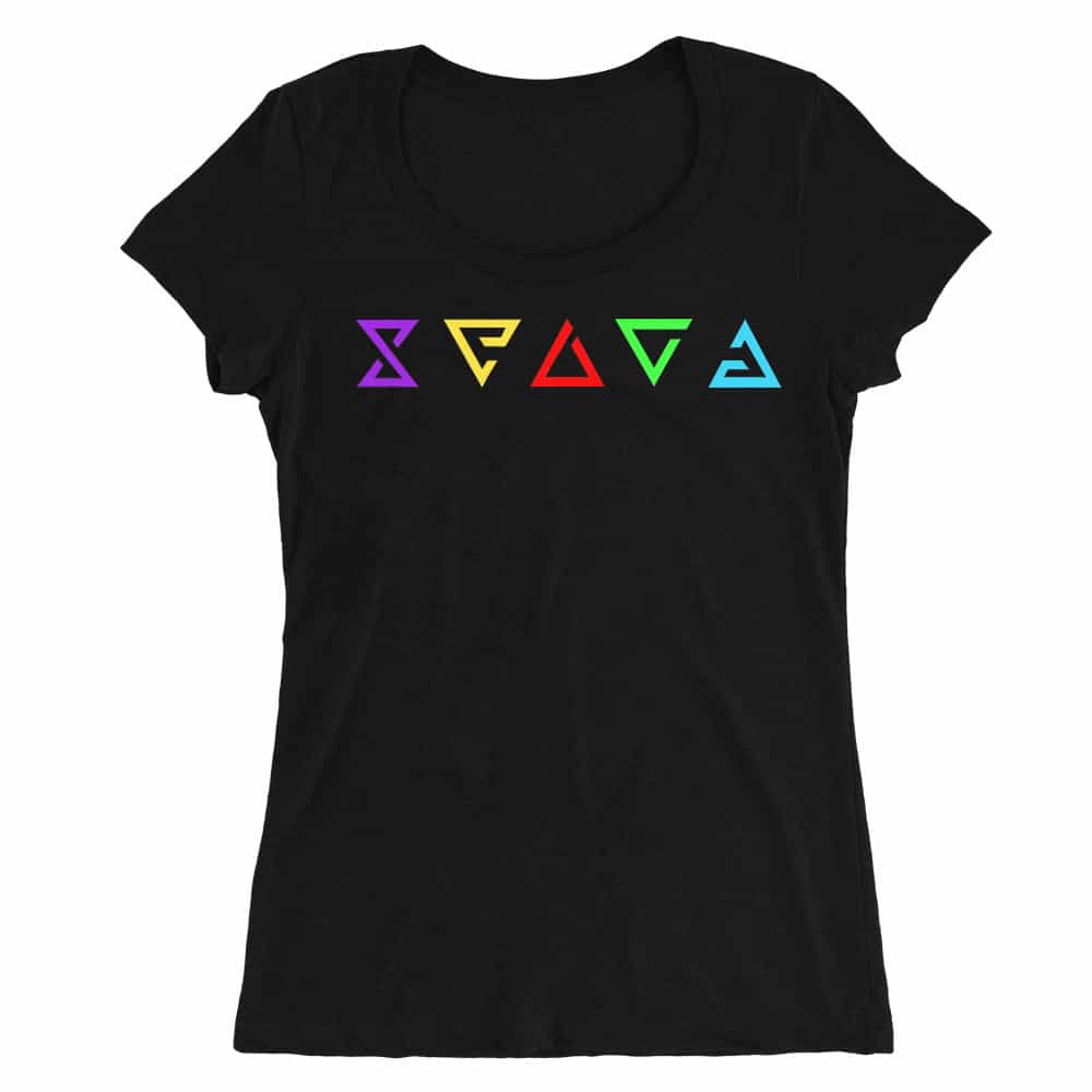 Witcher Symbols Női O-nyakú Póló