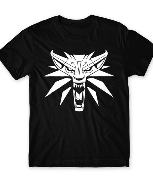 Wolf head logo Gaming Póló - The Witcher