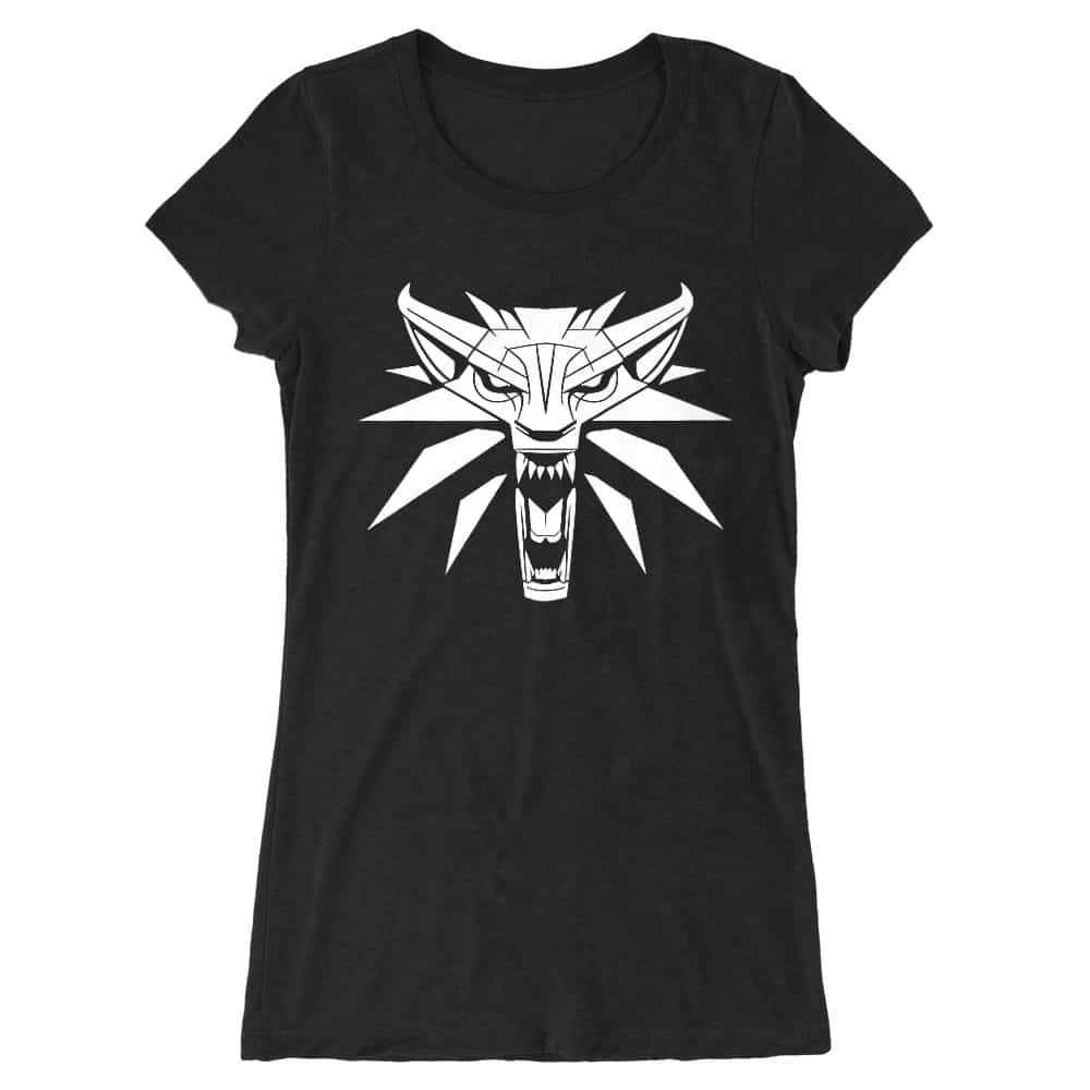 Wolf head logo Női Hosszított Póló