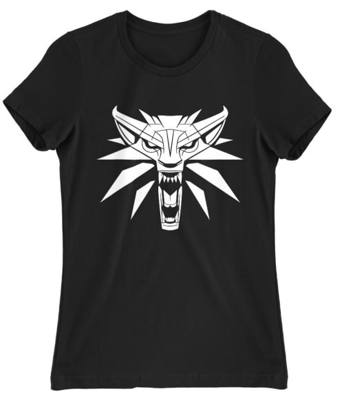Wolf head logo Gaming Női Póló - The Witcher
