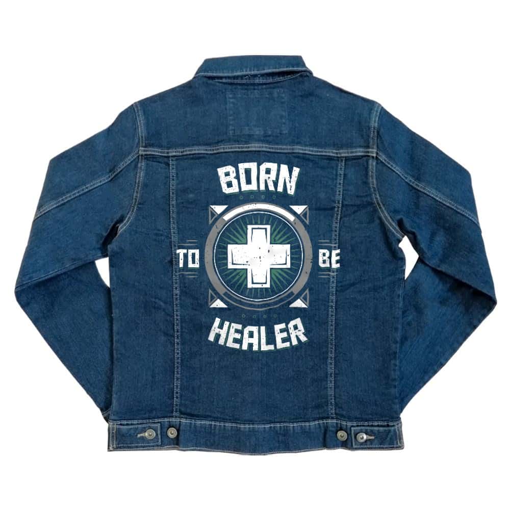 Born to be healer Unisex Farmerkabát