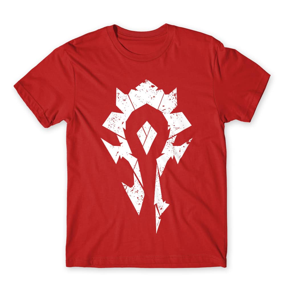 Grunge Horde vector logo Férfi Póló