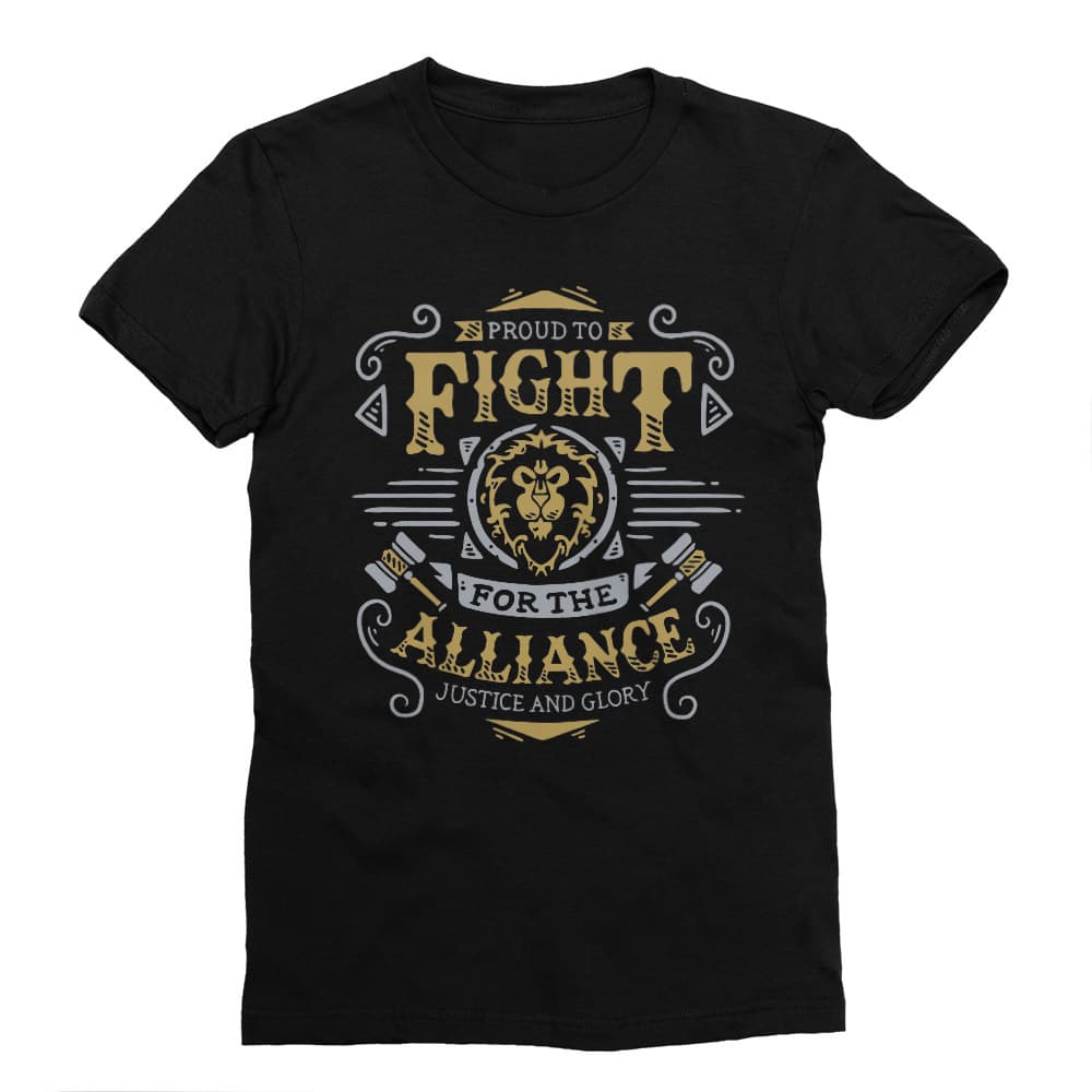 Proud to fight Alliance Férfi Testhezálló Póló