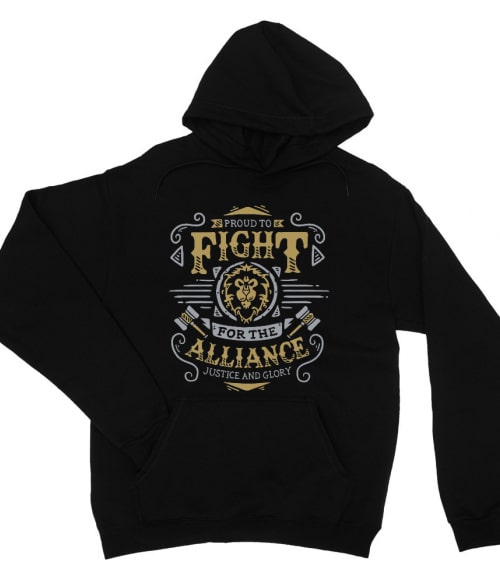 Proud to fight Alliance Gaming Unisex Pulóver - World of Warcraft
