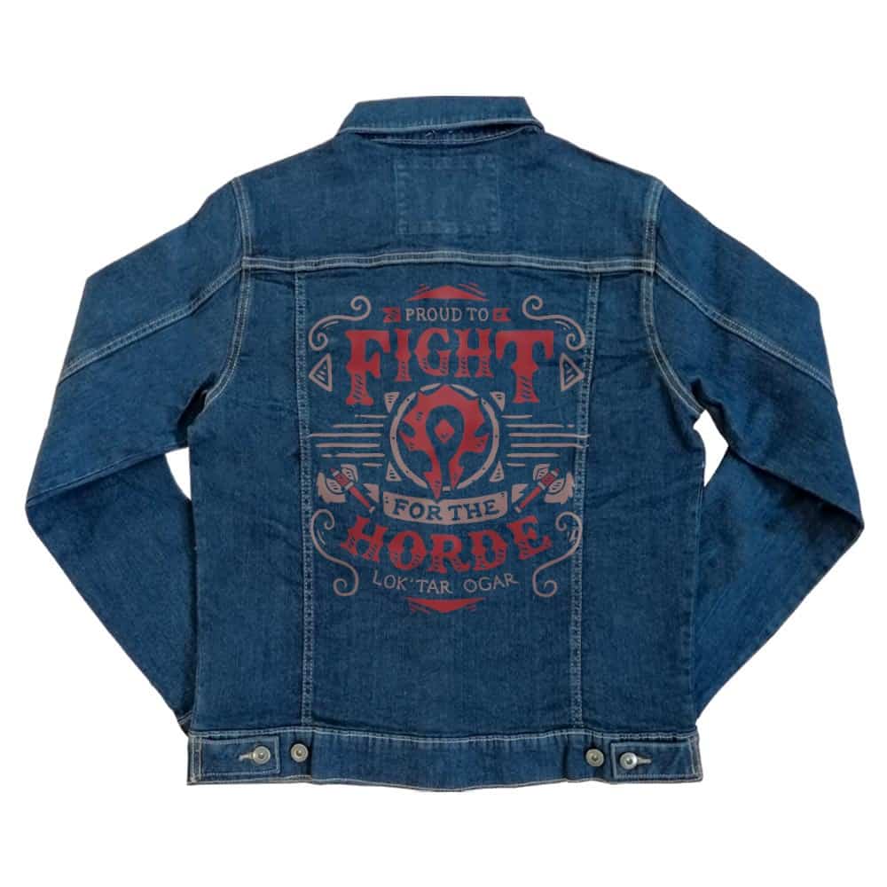 Proud to fight for the horde Unisex Farmerkabát
