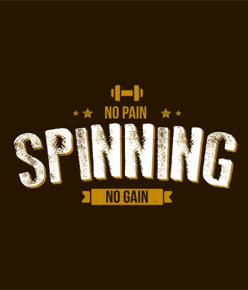 No Pain No Gain - Spinning Spinning Spinning Spinning Pólók, Pulóverek, Bögrék - Testedzés