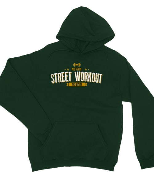 No Pain No Gain - Street Workout Street Workout Pulóver - Testedzés