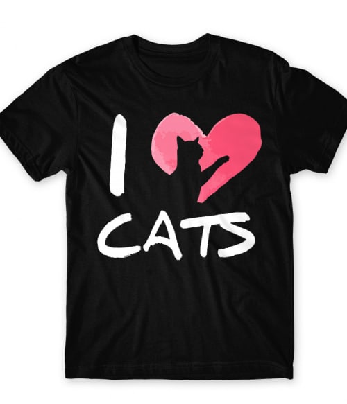 Szeretem a macskákat cat Póló - Cicás