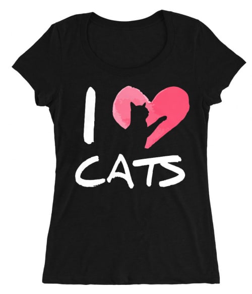 Szeretem a macskákat Póló - Ha Cat rajongó ezeket a pólókat tuti imádni fogod!