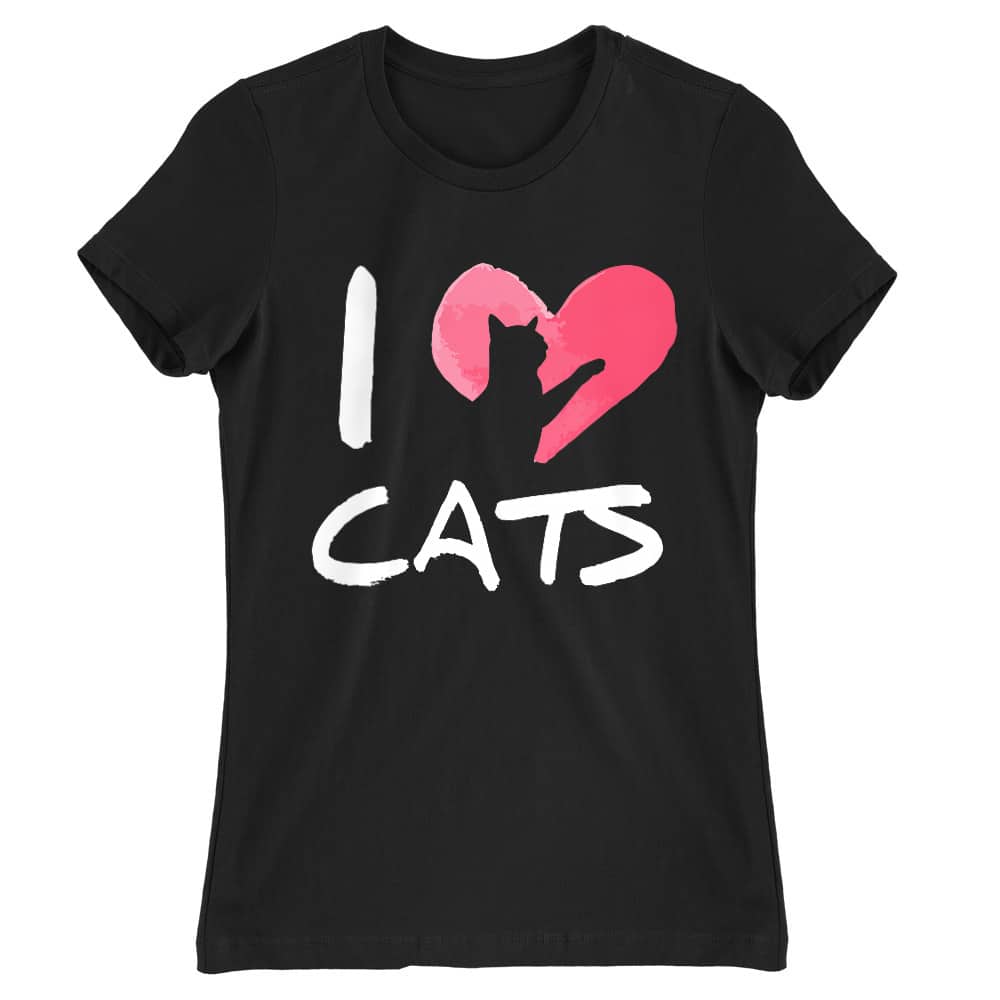 Szeretem a macskákat Női Póló