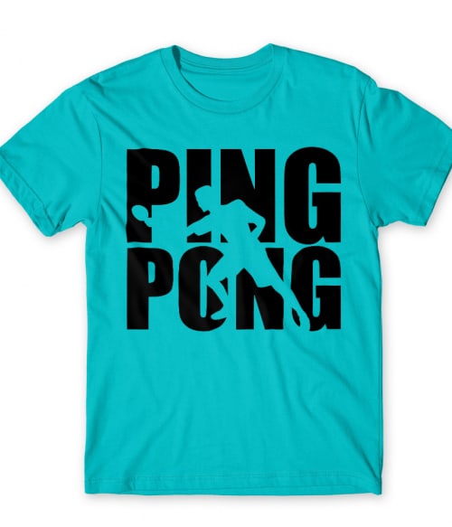Ping Pong Silhouette Ping Pong Póló - Ütős