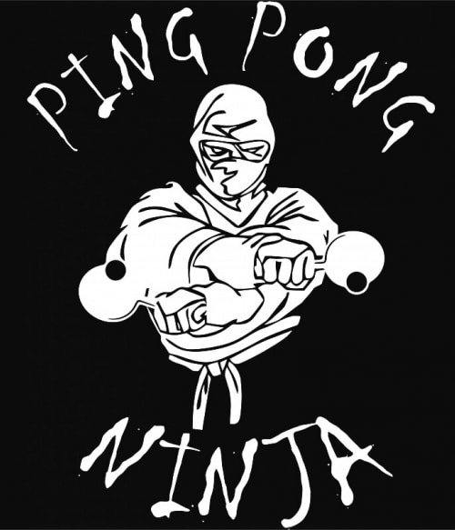 Ping Pong Ninja Ping Pong Pólók, Pulóverek, Bögrék - Ütős