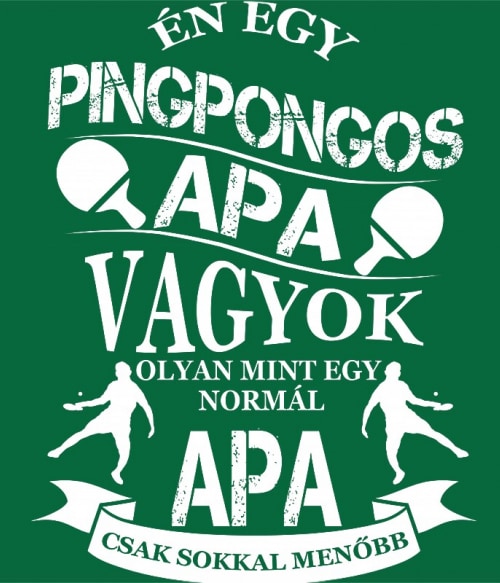 Pingpongos Apa Ping Pong Pólók, Pulóverek, Bögrék - Ütős
