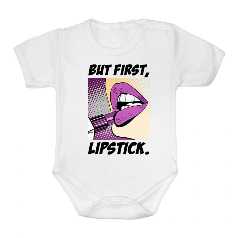 But first, lipstick